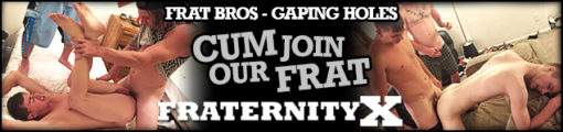 FraternityX banner showing fuck scenes and text.
